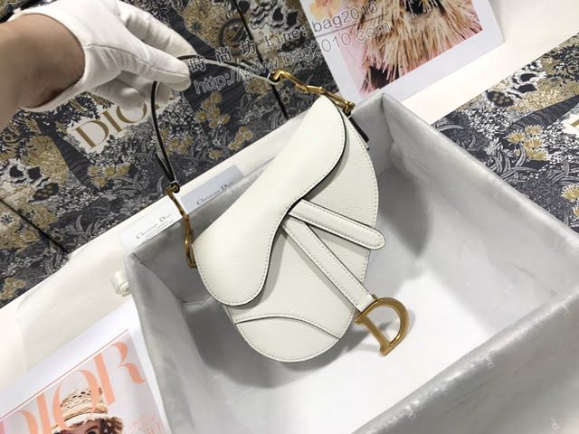 Dior女包 迪奧小號掌紋馬鞍包 Dior手提肩背包  dfk1795